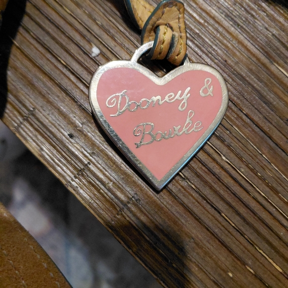 Dooney & Bourke Bag With Pink Heart Charm - Picture 3 of 4